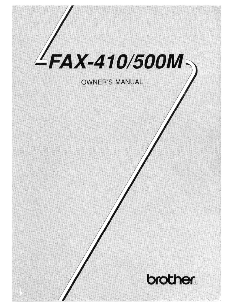 Brother FAX-410 User manual