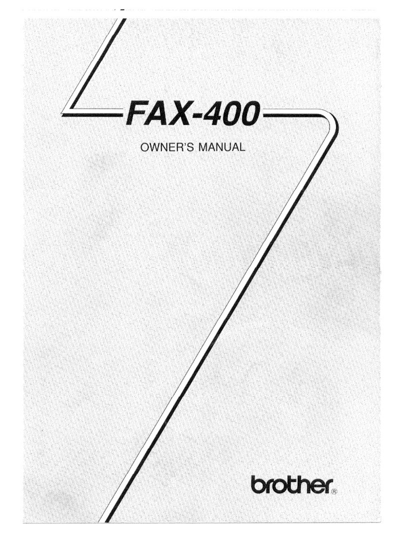 Brother FAX-400 User manual
