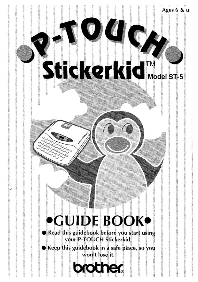 Brother P-touch Stickerkid ST-5 Manual