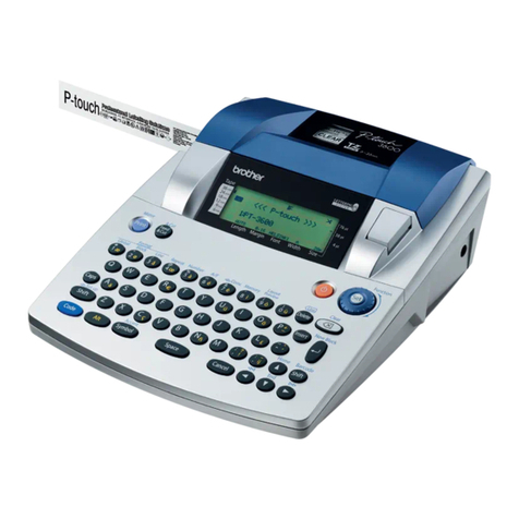 Brother P-touch PT-3600 User manual