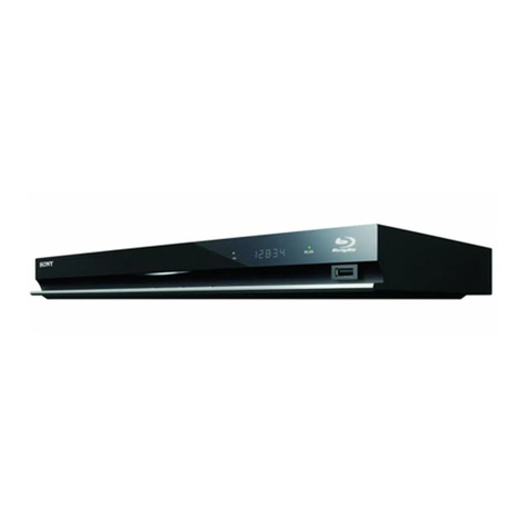 Sony BDP-BX57 - Blu-ray Disc™ Player Technical manual