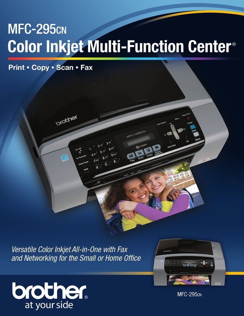 Brother MFC-295CN User manual Brother MFC-295CN User manual
