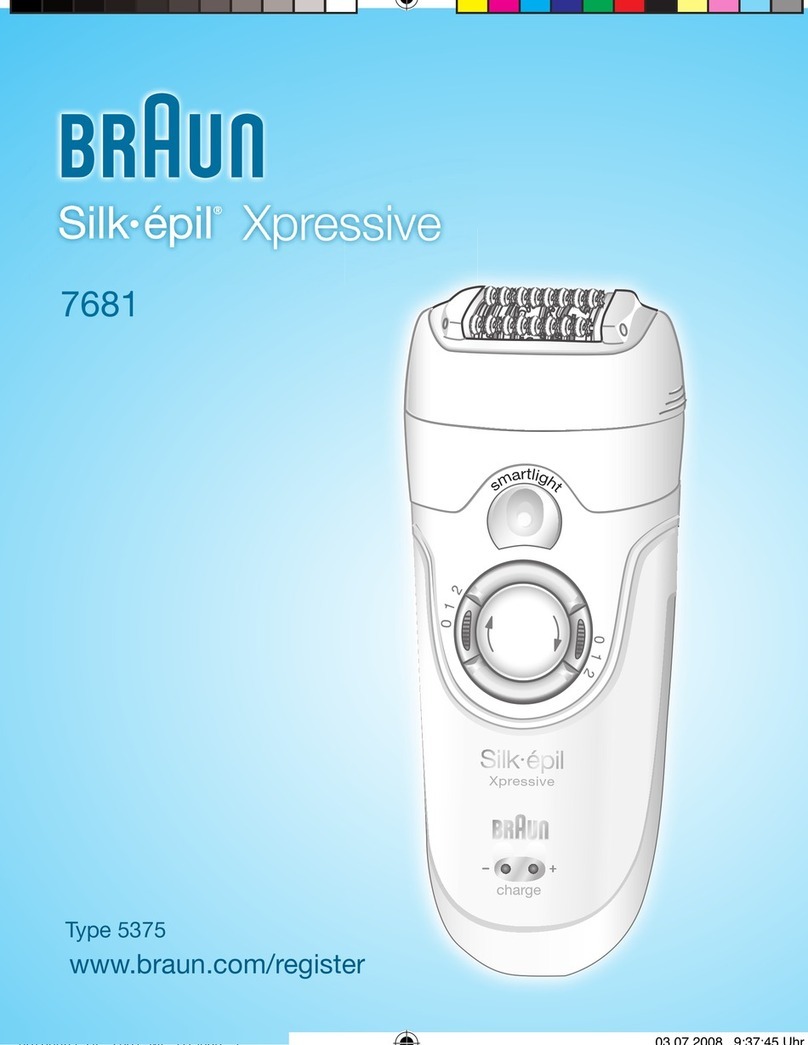 Braun Silk-epil 7681 User manual