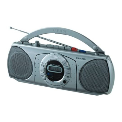 Aiwa CS-P700 operating instructions