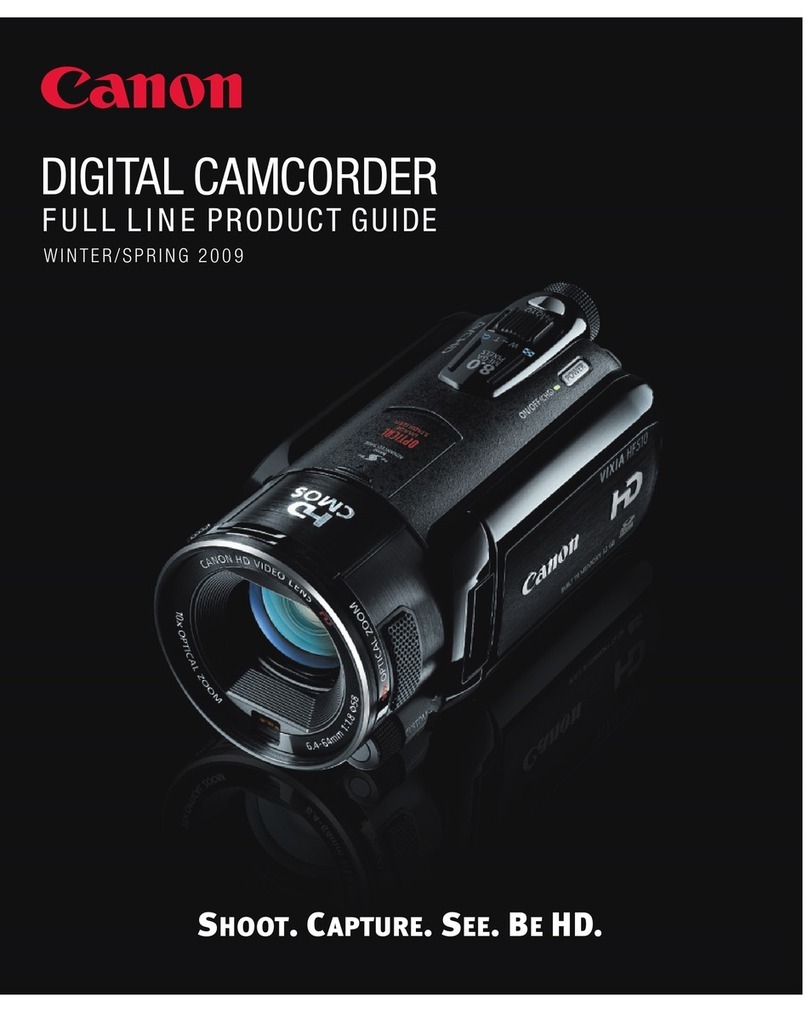 Canon DVD CAMCORDER DC410 User manual