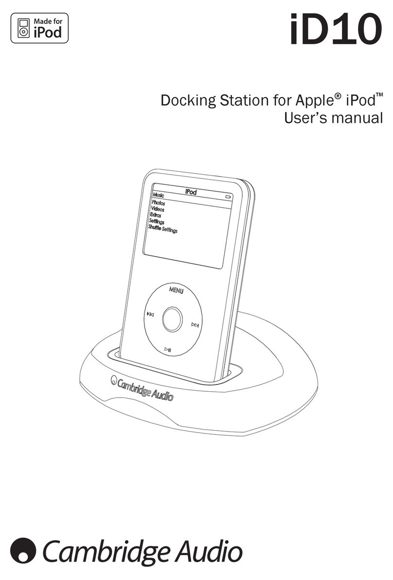 Cambridge Audio iD10 user manual