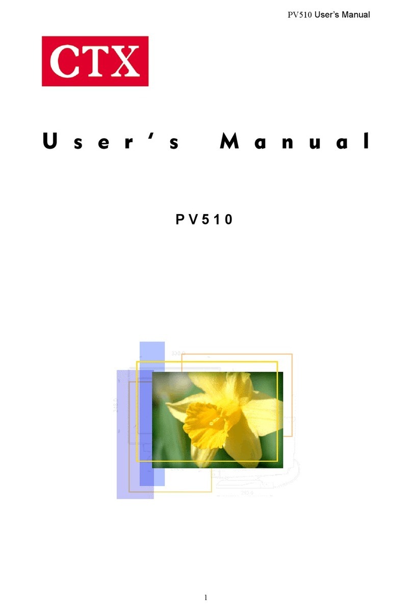 CTX PV510 User manual