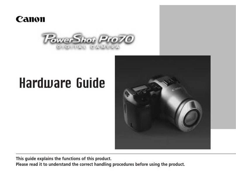 Canon Powershot Pro70 Installation instructions