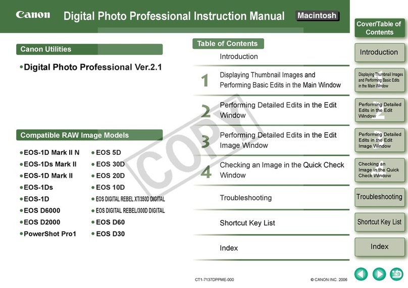 Canon EOS 10D Digital instruction manual