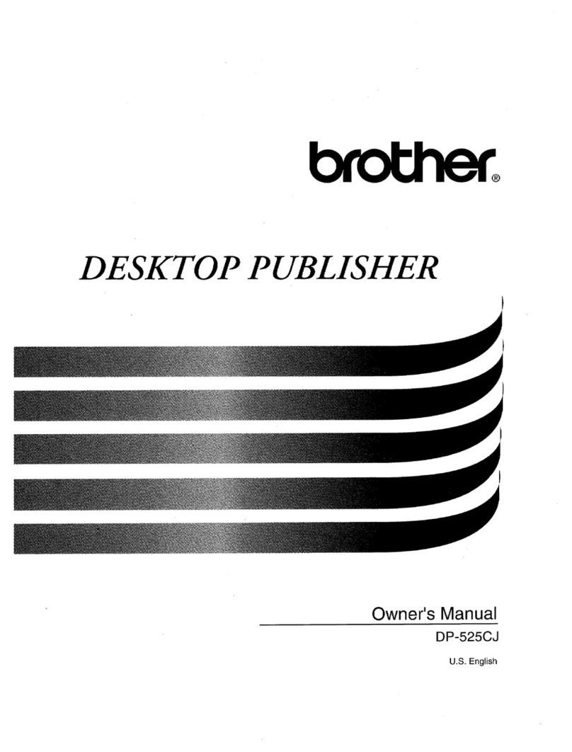Brother DP-525CJ User manual