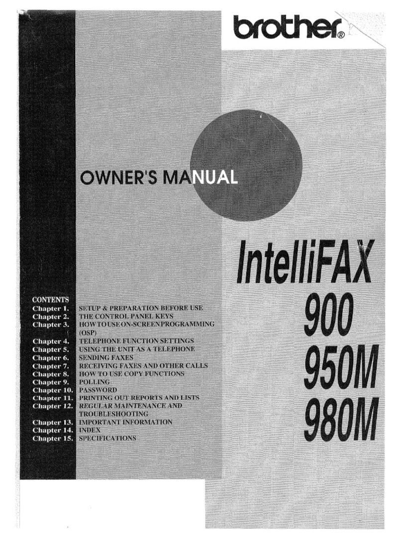 Brother IntelliFAX 1500M owner's manual