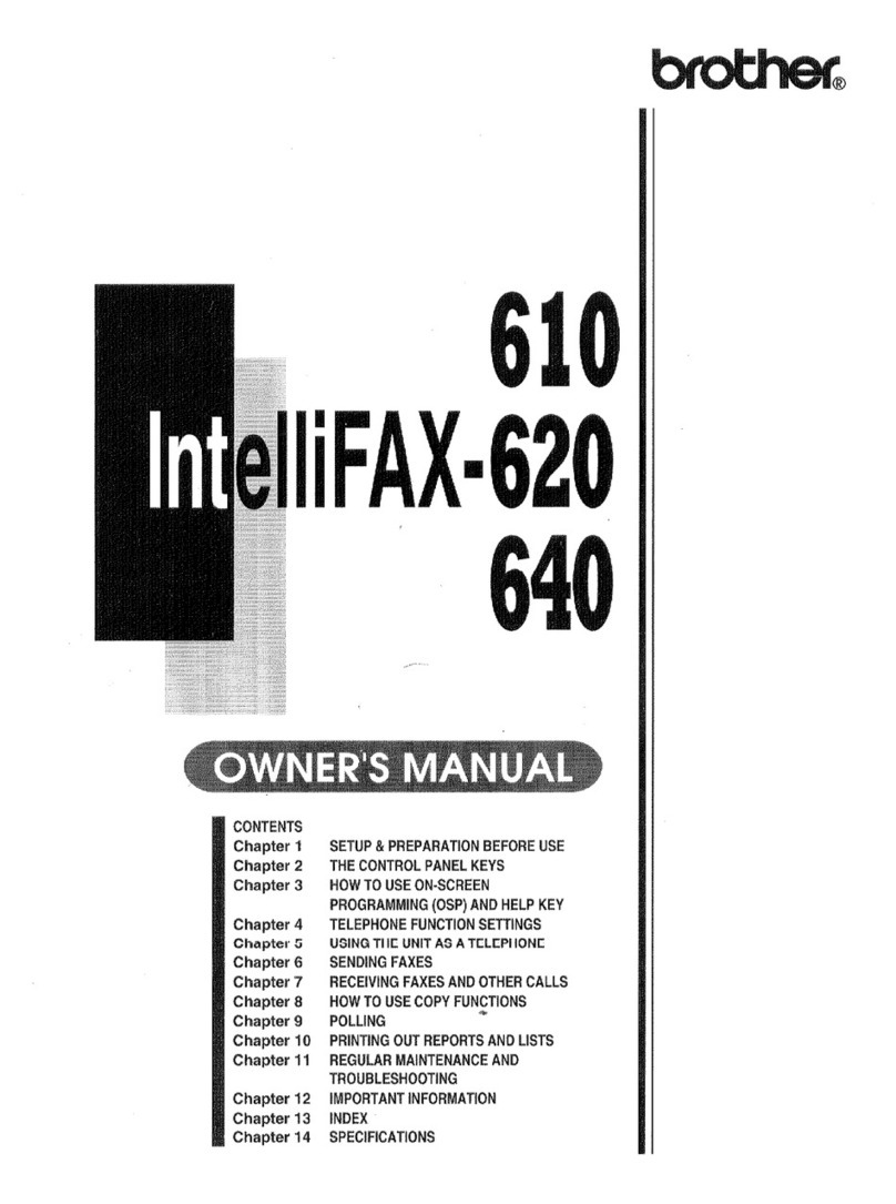 Brother IntelliFAX 610 User manual