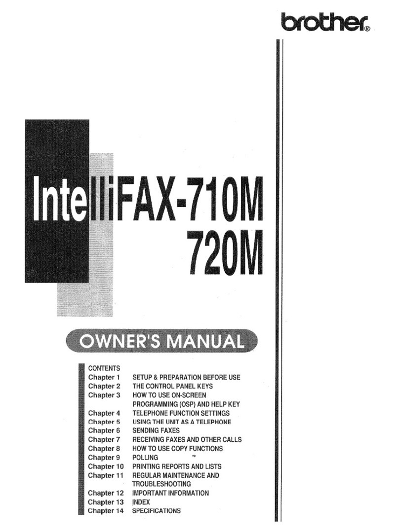 Brother IntelliFAX 710 User manual