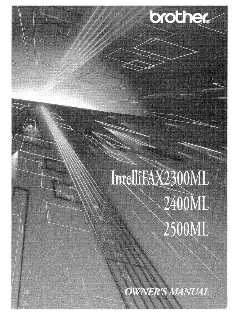 Brother IntelliFAX 2300ML User manual Brother IntelliFAX 2300ML User manual