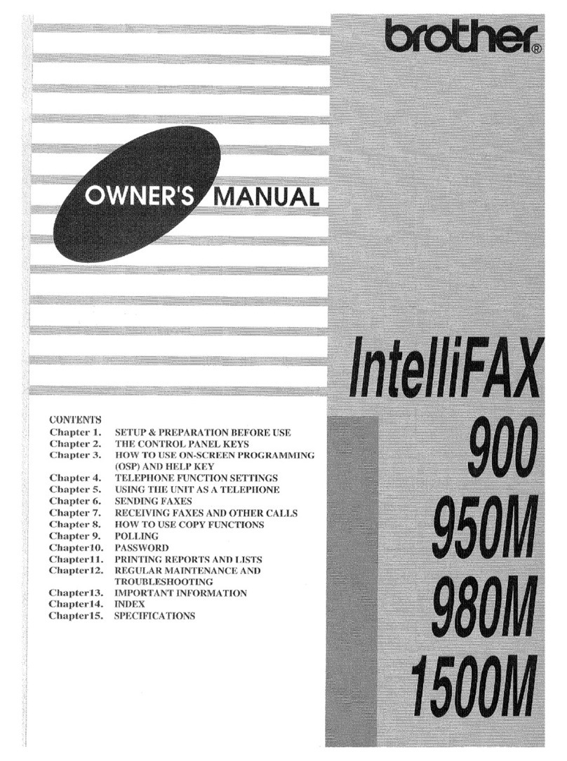 Brother IntelliFAX 1500M User manual