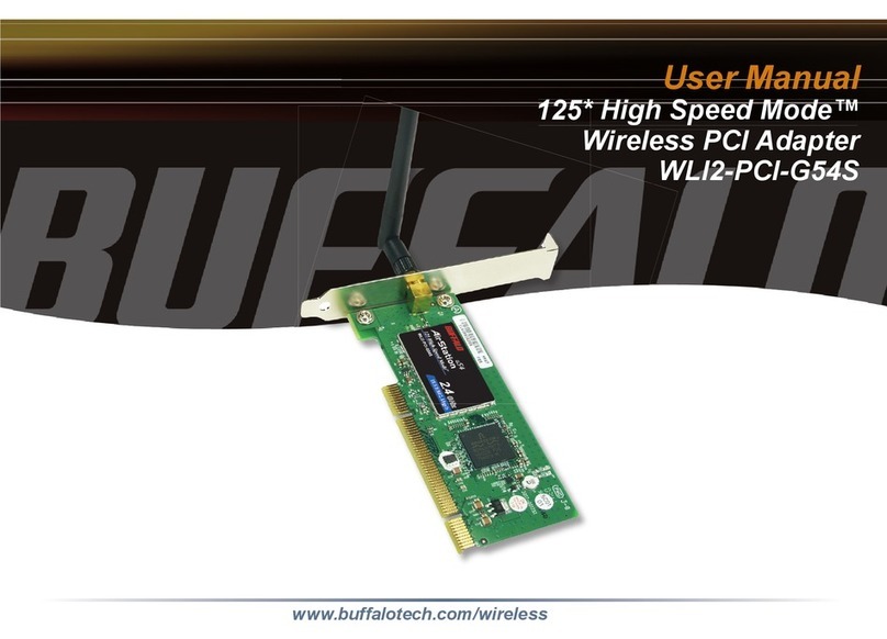 Buffalo WLI2-PCI-G54S User manual