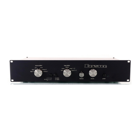 Bryston 1B User manual
