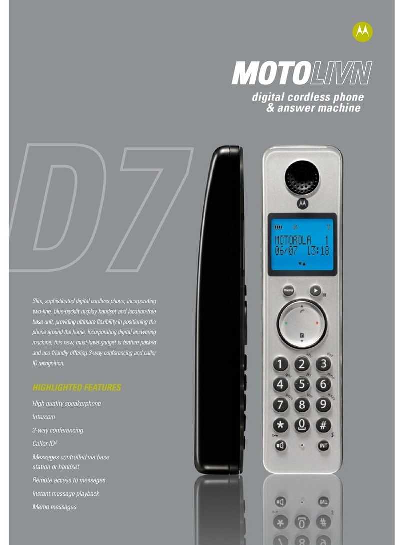 Motorola MOTOLIVN D711 brochure
