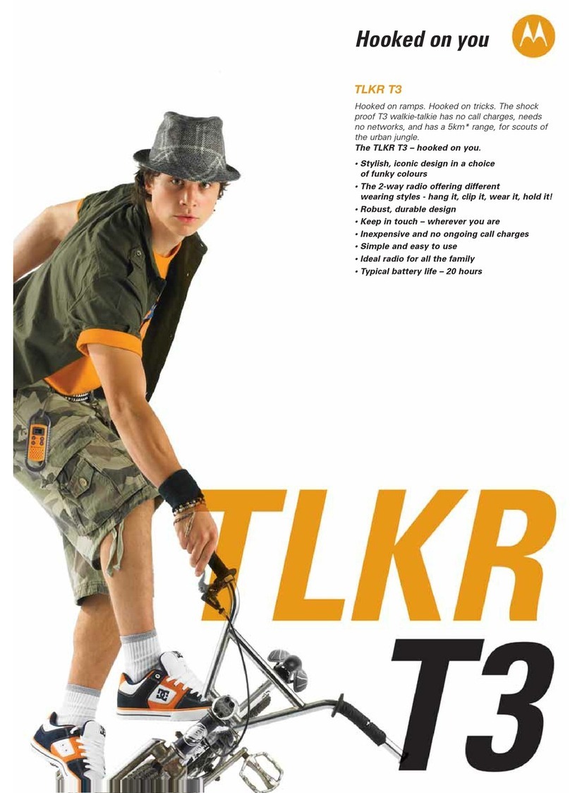 Motorola T3 User manual