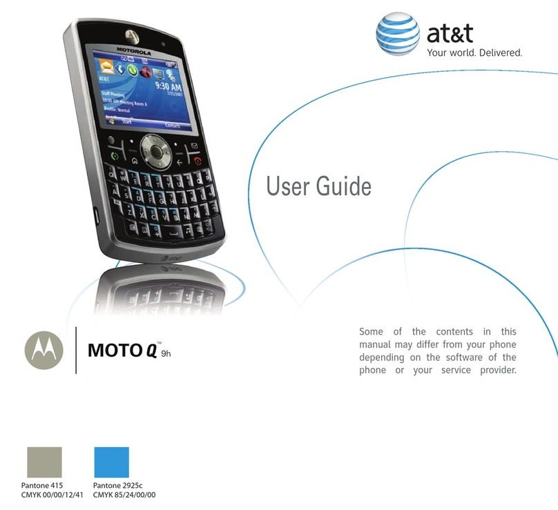 Motorola MOTO Q 9H - ATT User manual