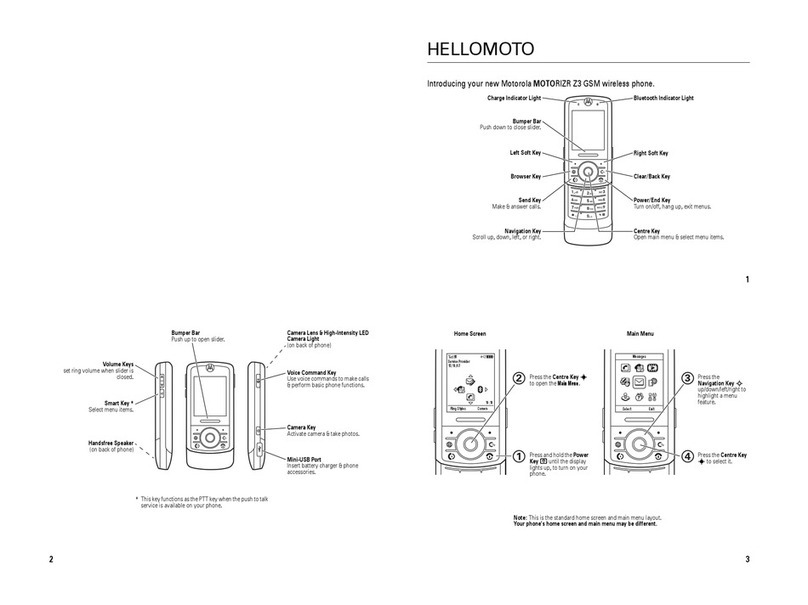 Motorola MOTORIZR Z3 User manual