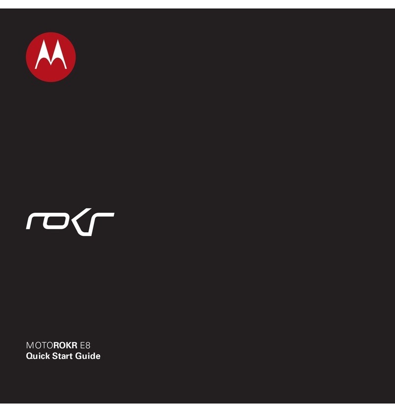 Motorola MOTOROKR E8 User manual