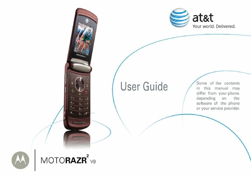 Motorola MOTORAZR V9 - AT&T User manual