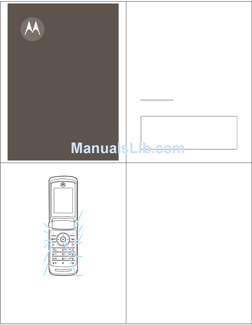 Motorola MOTORAZR MOTORAZR V9m User manual