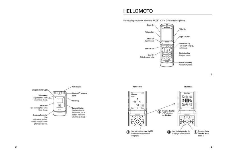 Motorola MOTORAZR V3IM User manual