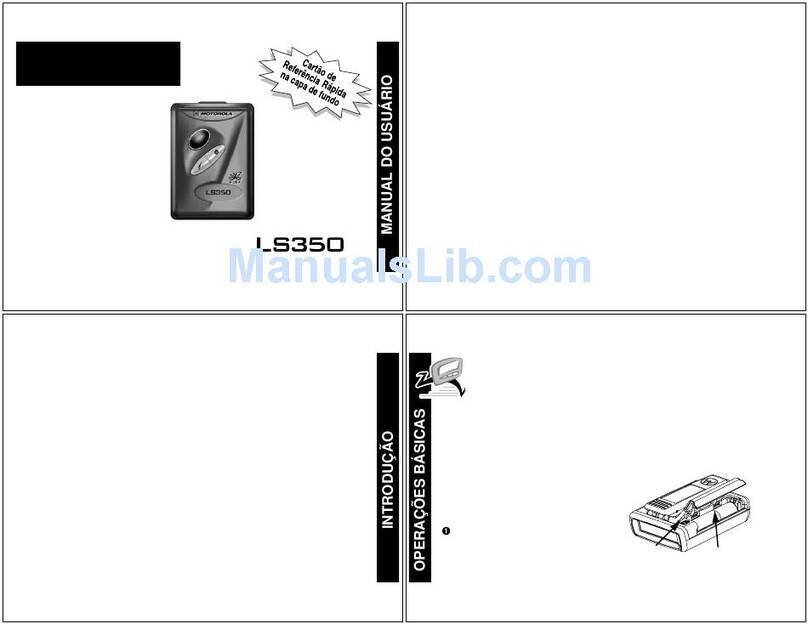 Motorola LS350 User manual
