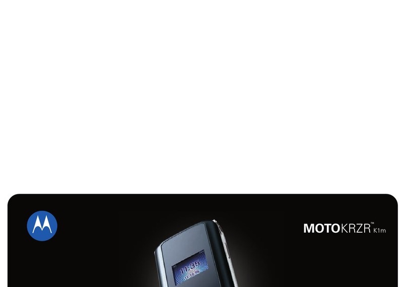 Motorola KRZR K1M SPRINT User manual