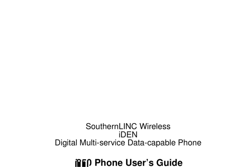 Motorola I850 - SOUTHERNLINC User manual