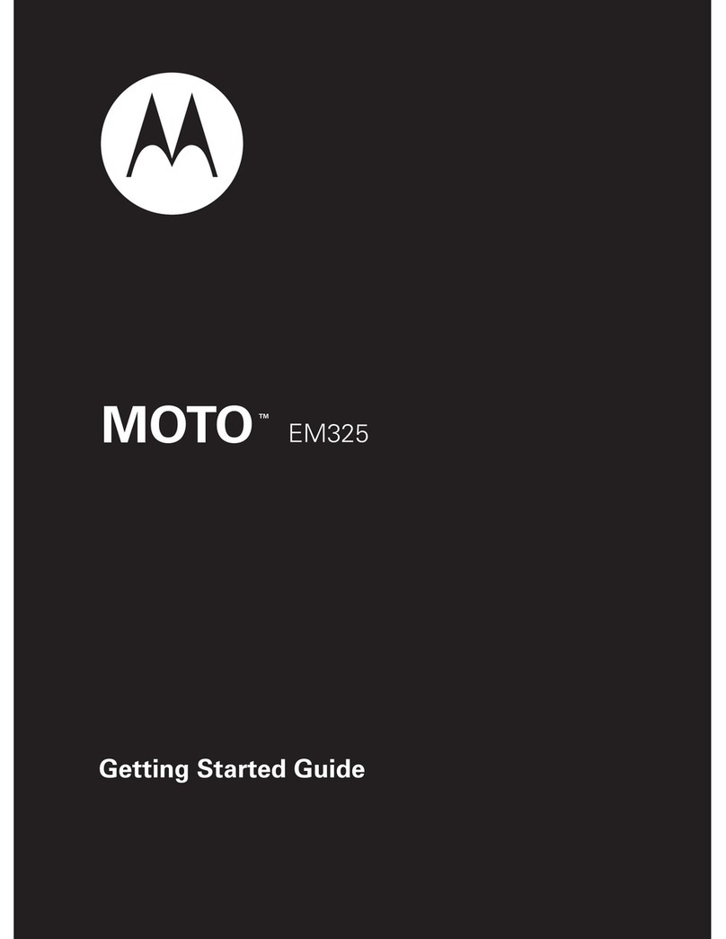 Motorola MOTO EM325 - HOW TO GUIDE User manual