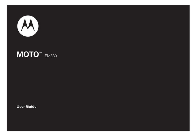 Motorola MOTO EM330 User manual