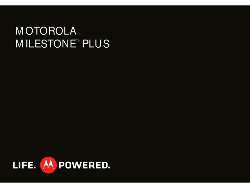 Motorola MILESTONE PLUS User manual