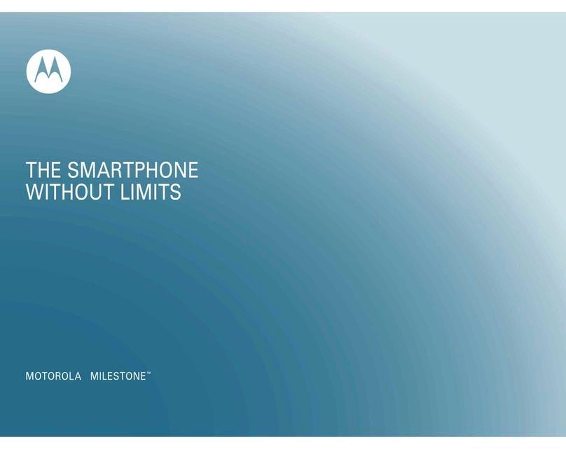 Motorola MILESTONE - User manual Motorola MILESTONE - User manual