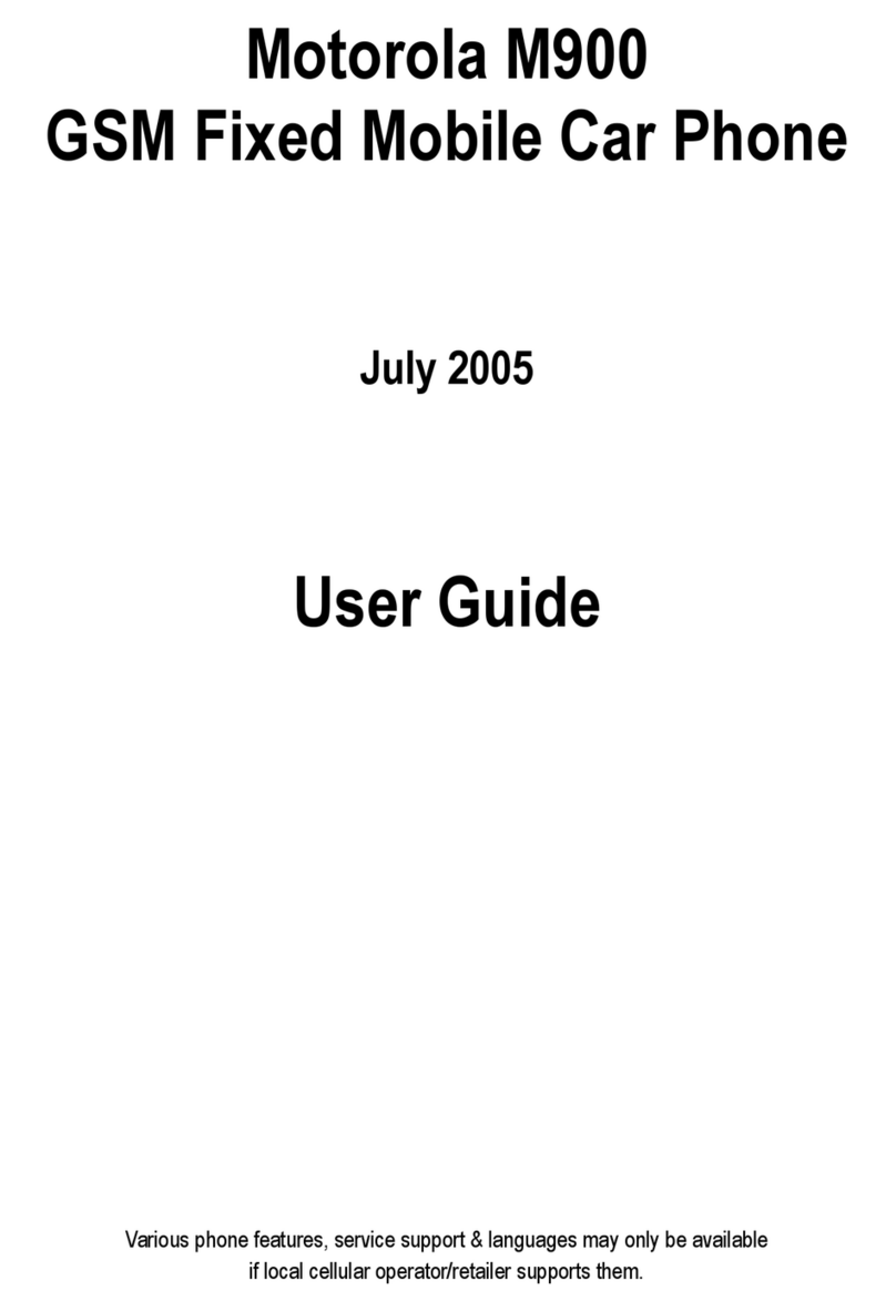 Motorola M900I User manual