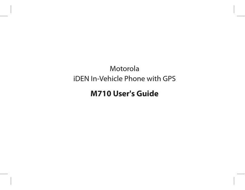 Motorola M710 - SOUTHERNLINC manual