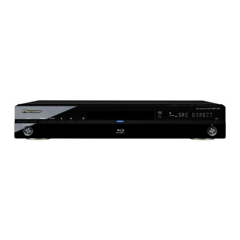 Pioneer BDP 320 - Blu-Ray Disc Player User manual