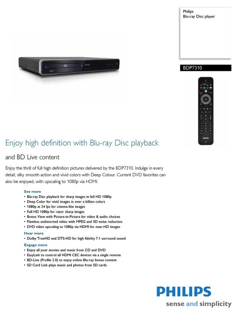 Philips BDP7310 User manual