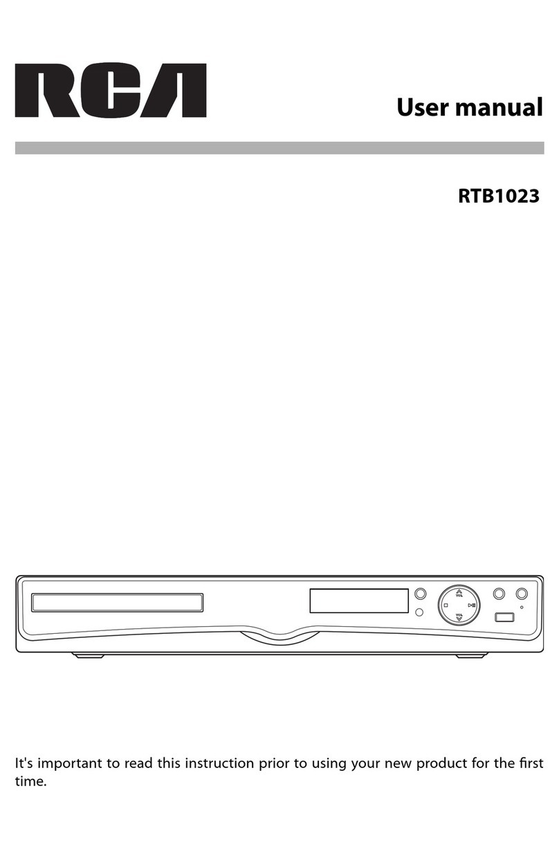 RCA RTB1023 User manual