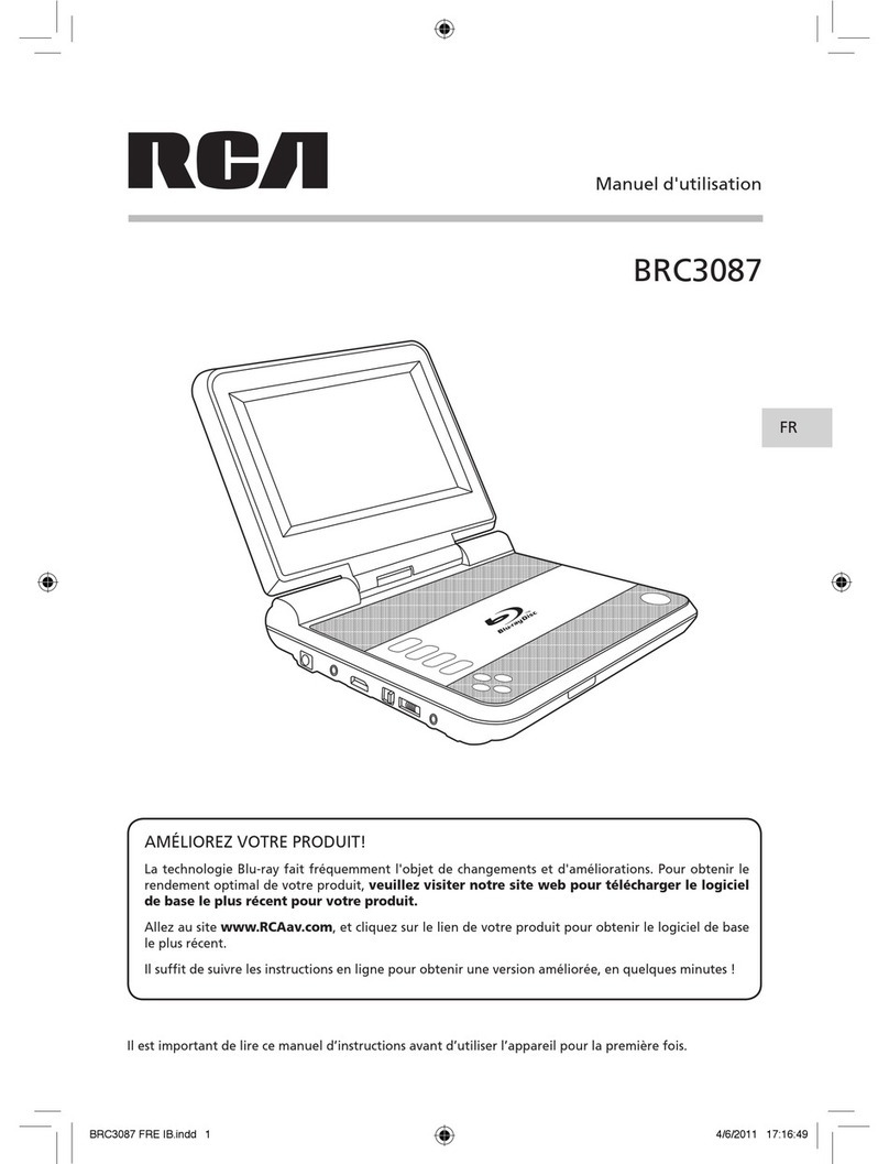 RCA BRC3087 Configuration guide