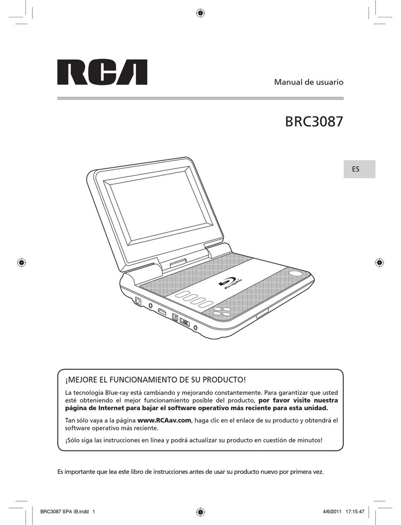 RCA BRC3087 User manual