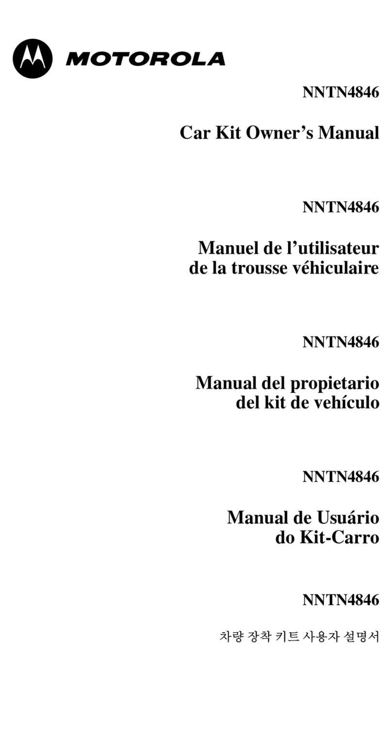 Motorola NNTN4846 User manual