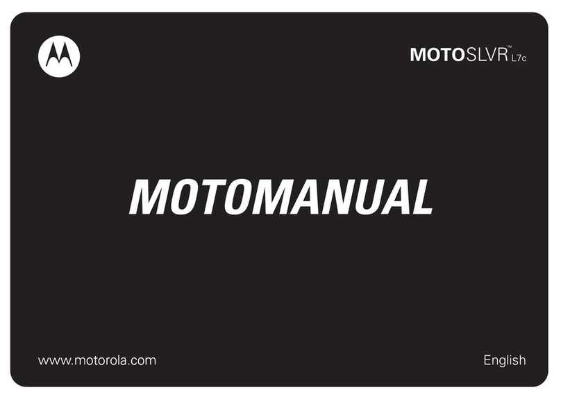 Motorola MOTOSLVR L7c User manual