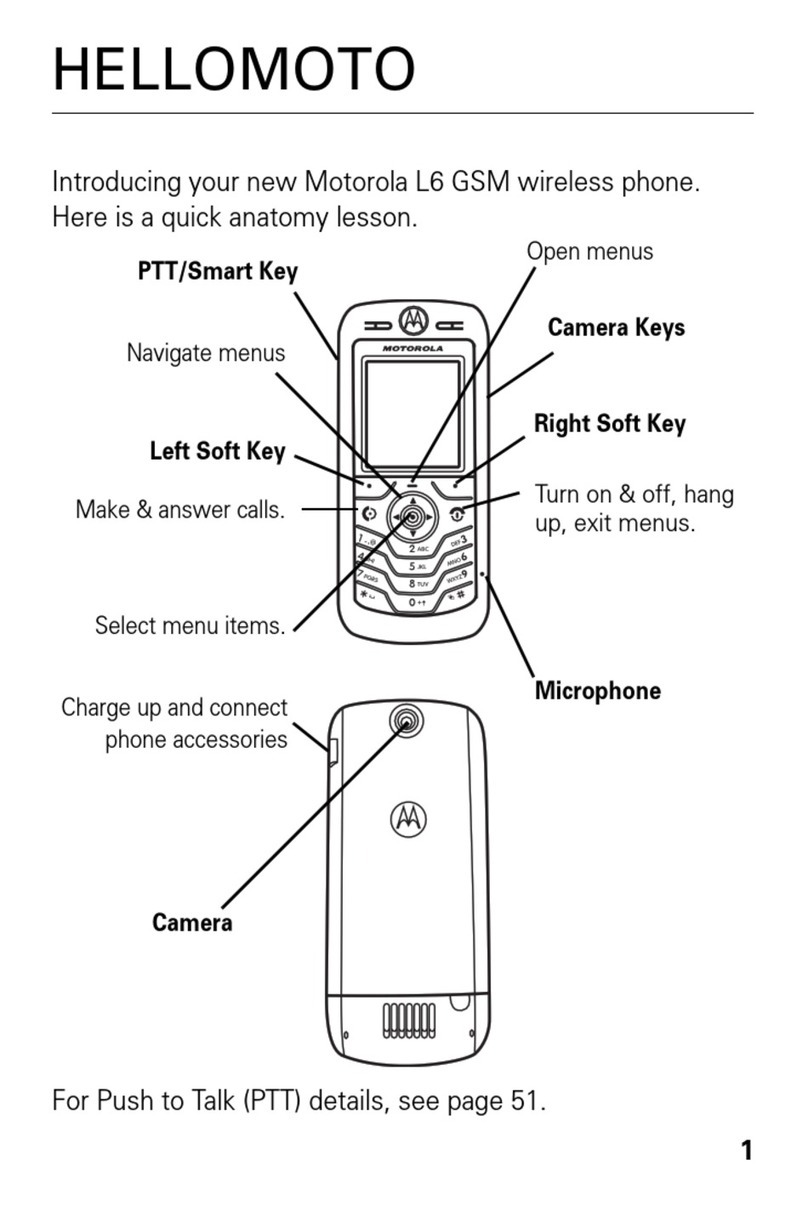 Motorola MOTOSLVR L6 User manual Motorola MOTOSLVR L6 User manual
