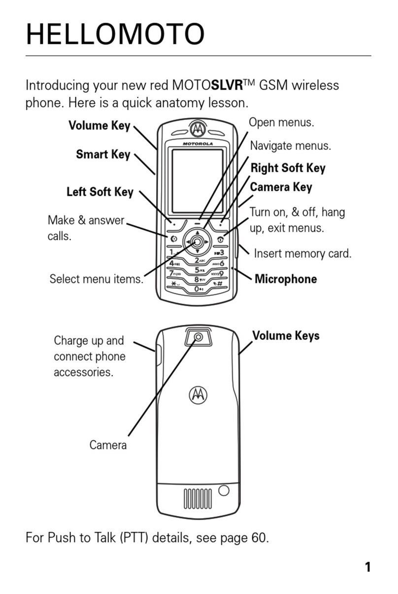 Motorola MOTOSLVR - RED manual