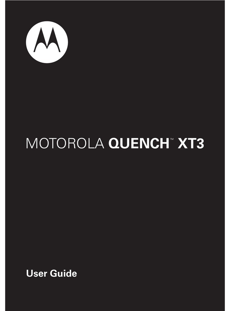 Motorola QUENCH XT3 User manual
