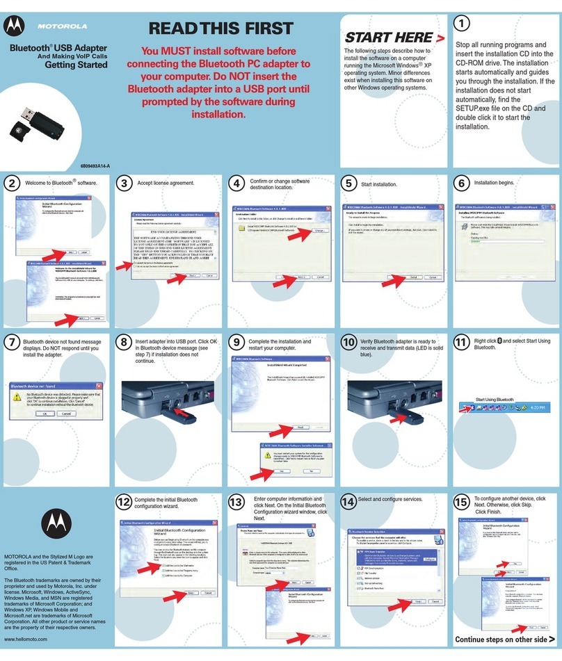 Motorola QG-USB manual