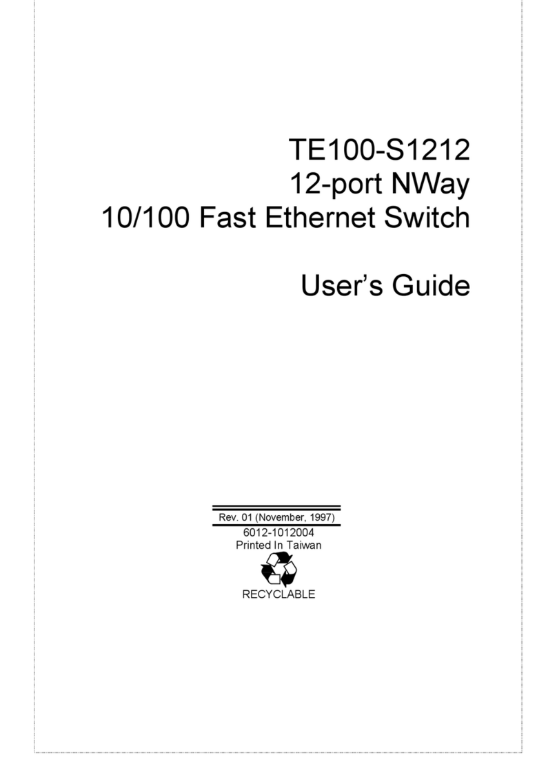 TRENDnet TE100-S1212 User manual